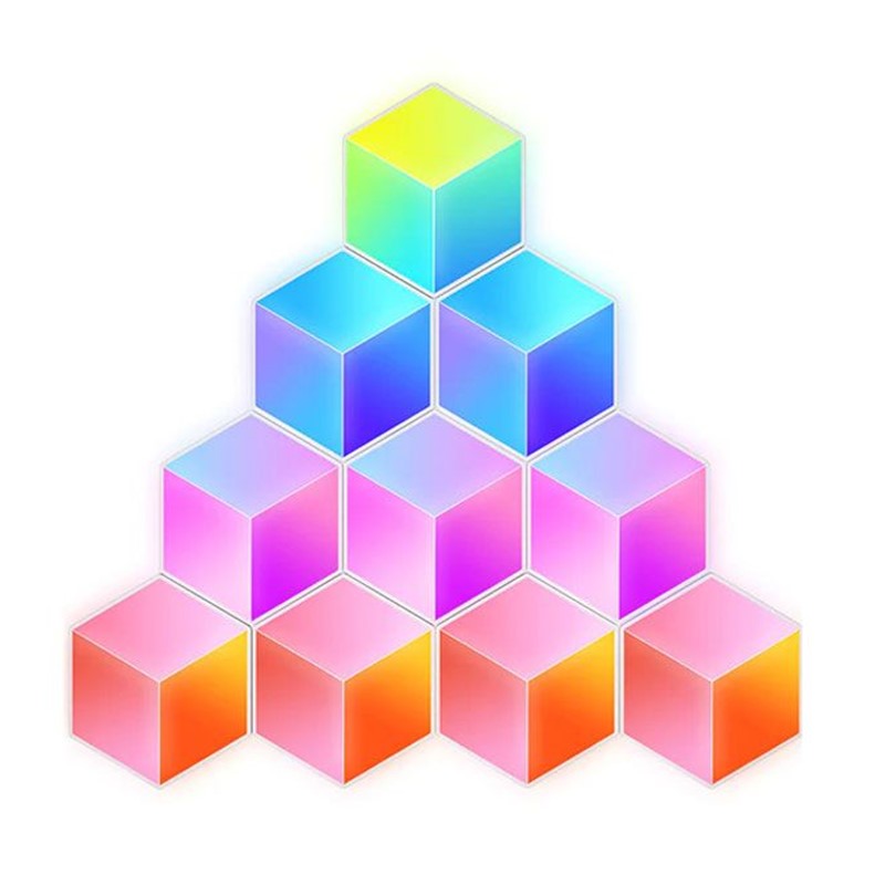 Govee Glide Hexa Pro LED Light Panels 10PCS - H6066 Govee Glide Hexa Pro LED Light Panels 10PCS - H6066